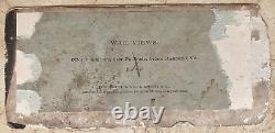 CIVIL War Union City Point, Virginia Secret Service Hq. Stereoview Photo 1861