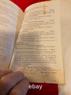 CIVIL War Union Group Of 12 Chattanooga Siege Court Marital & Findings #1859