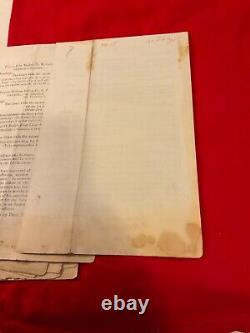 CIVIL War Union Group Of 12 Chattanooga Siege Court Marital & Findings #1859