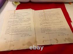 CIVIL War Union Group Of 12 Chattanooga Siege Court Marital & Findings #1859