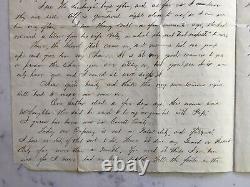 CIVIL War Union Letter 80th Ohio Vols. Detailing Death Of General Mcpherson 1864