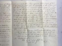 CIVIL War Union Letter 80th Ohio Vols. Detailing Death Of General Mcpherson 1864