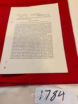 CIVIL War Us General Full General Rank Order 1866 War Department Details 1784