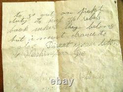 CIVIL War Vermont Soldier Letter Killed At Gettysburg