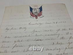 CIVIL War West Point Two Letter From Mother 1861 & 62 William R Livermore @1821