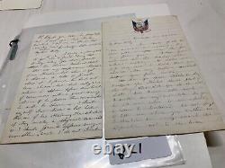 CIVIL War West Point Two Letter From Mother 1861 & 62 William R Livermore @1821