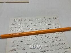 CIVIL War West Point Two Letter From Mother 1861 & 62 William R Livermore @1821