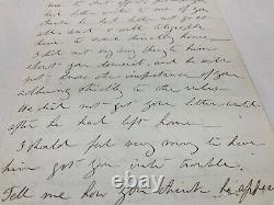 CIVIL War West Point Two Letter From Mother 1861 & 62 William R Livermore @1821