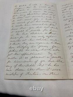 CIVIL War West Point Two Letter From Mother 1861 & 62 William R Livermore @1821