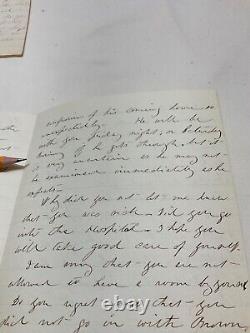 CIVIL War West Point Two Letter From Mother 1861 & 62 William R Livermore @1821