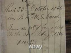 CIVIL War West Virginia 6th Us Cavalry Muster Roll Charlestown 1864