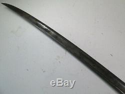 CIVIL War Wristbreaker Heavy Cavalry Sword W No Scabbard Dated 1876