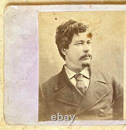 CIVIL Wars Only Man Who Served In Csa / Union Army & Union Navy Stereoview Photo