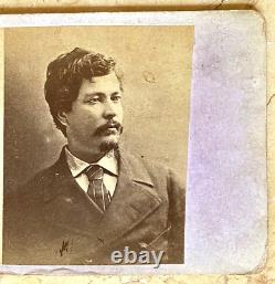 CIVIL Wars Only Man Who Served In Csa / Union Army & Union Navy Stereoview Photo