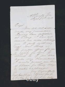 CONFEDERATE CIVIL WAR LETTER Andrew Jackson Grandson, 1st TENNESSEE ARTILLERY