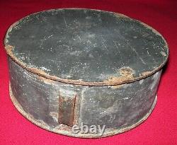 CONFEDERATE TIN DRUM CANTEEN from ROCKINGHAM Co, SHENANDOAH VALLEY of VIRGINIA