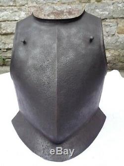 C. 1650 ENGLISH CIVIL WAR PIKEMAN'S ARMOUR BREASTPLATE no armor sword helmet