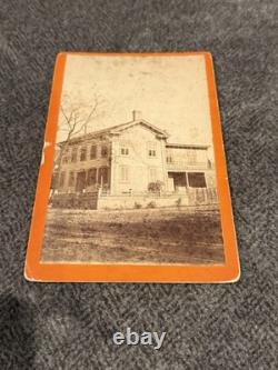 Cabinet Card of Abraham Lincoln's Home In Springfield Illinois Lincoln
