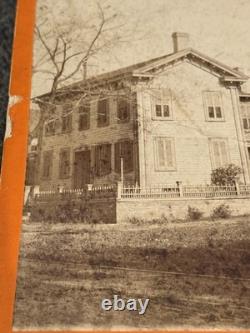 Cabinet Card of Abraham Lincoln's Home In Springfield Illinois Lincoln