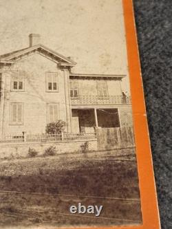 Cabinet Card of Abraham Lincoln's Home In Springfield Illinois Lincoln