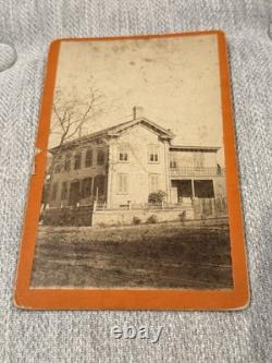 Cabinet Card of Abraham Lincoln's Home In Springfield Illinois Lincoln