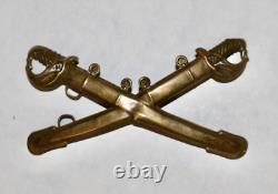 Calvary crossed sabers insigna civil war vintage SEE DESCRIPTION