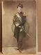 Cdv of dashing unidentified nicely tinted captain with epaulets, and sword