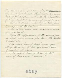 Charles Bromedge Caldwell, U. S. N. CIVIL War Era. Letter, Document. Original