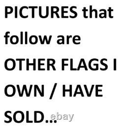 Circa 1889 ANTIQUE 42 Star American Parade Flag Folk Art