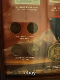 Civil War 150th Anniversary Framed Coin Stamp Medal US Commemorative Gallery