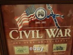 Civil War 150th Anniversary Framed Coin Stamp Medal US Commemorative Gallery