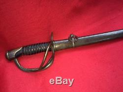 Civil War 1860's Cavalry Saber Sword by Ames Mfg. Co. Chicopee, Mass. Dated 1864