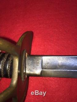 Civil War 1860's Cavalry Saber Sword by Ames Mfg. Co. Chicopee, Mass. Dated 1864