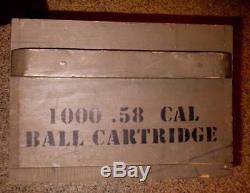 Civil War 1862 Selma Arsenal Ammunition crate with lidspectacular condition