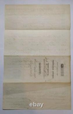 Civil War 1863 Amunition Order NG Washington-LR Evans Captain & Chief Officer
