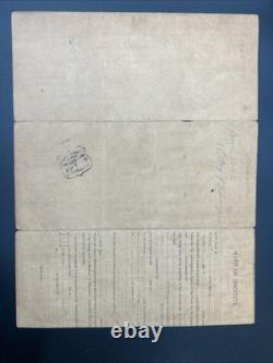 Civil War 1865 Discharge + 1881 GAR Card Geo A Monroe 5th NY Caralry