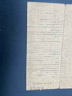 Civil War 1865 Discharge + 1881 GAR Card Geo A Monroe 5th NY Caralry