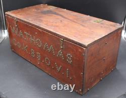 Civil War 89th O. V. I. Soldier's Camp Chest Box ID'd Wm Thomas