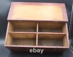 Civil War 89th O. V. I. Soldier's Camp Chest Box ID'd Wm Thomas Civil War 89th O. V. I. Soldier's Camp Chest Box ID'd Wm Thomas