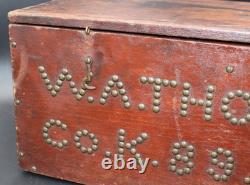 Civil War 89th O. V. I. Soldier's Camp Chest Box ID'd Wm Thomas