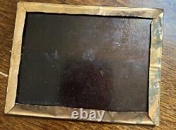 Civil War AMBROtype or DAGUERREOTYPE 1850sish Family In Frame Copper NICE