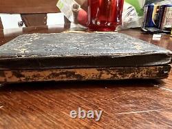 Civil War AMBROtype or DAGUERREOTYPE 1850sish Family In Frame Copper NICE