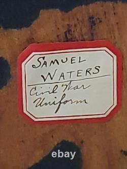 Civil War Ambrotype 1/9 Samuel Waters 71st Illinois Volunteer Company F Winter