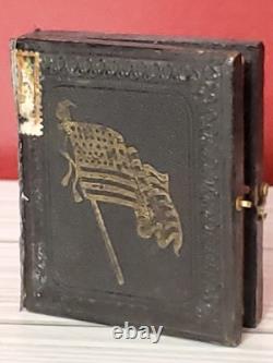 Civil War Ambrotype 1/9 Samuel Waters 71st Illinois Volunteer Company F Winter