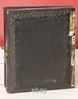 Civil War Ambrotype 1/9 Samuel Waters 71st Illinois Volunteer Company F Winter