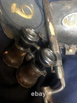 Civil War Antique Field Glasses Binoculars OLD / Orig. Union army CSA