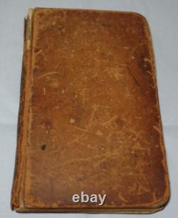 Civil War Antique Handwritten Notes Information Unique Historical Notebook