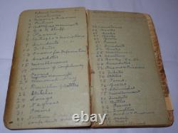 Civil War Antique Handwritten Notes Information Unique Historical Notebook