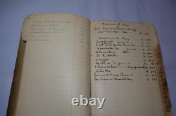 Civil War Antique Handwritten Notes Information Unique Historical Notebook