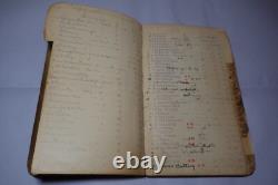 Civil War Antique Handwritten Notes Information Unique Historical Notebook